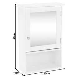 Шкаф с зеркалом Mobhaus Atene Typ 2 (White) Thumb