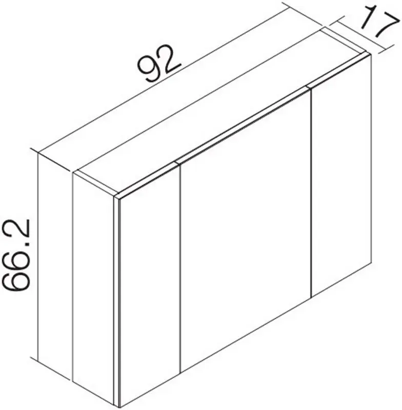 Dulap cu oglinda Orka Likya 100 (White)