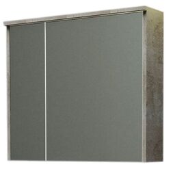 Шкаф с зеркалом Orka Luna 80 (Gray Stone/White)