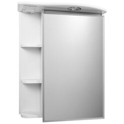 Dulap cu oglinda Sanelit 600 rafturi unilaterale (White)