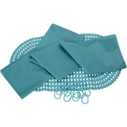 Набор штора для ванны и коврик Bathroom Solutions 39741 (Turquoise)