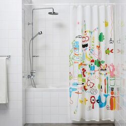 Штанга для шторы Ikea Botaren 120-200 (Белый) Thumb