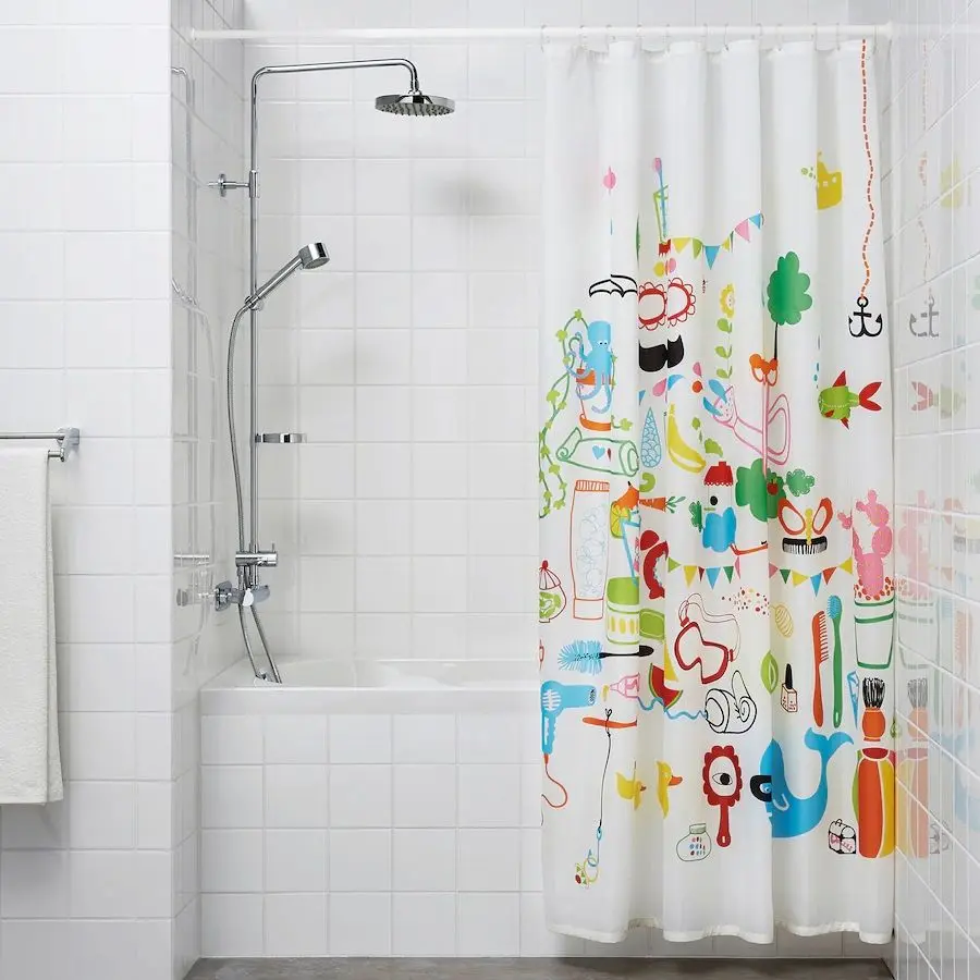 Штанга для шторы Ikea Botaren 120-200 (Белый) - 4