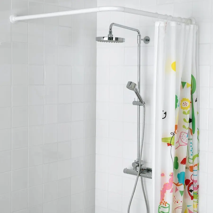 Bara pentru perdea Ikea Vikarn 90x160 (Alb) - 4