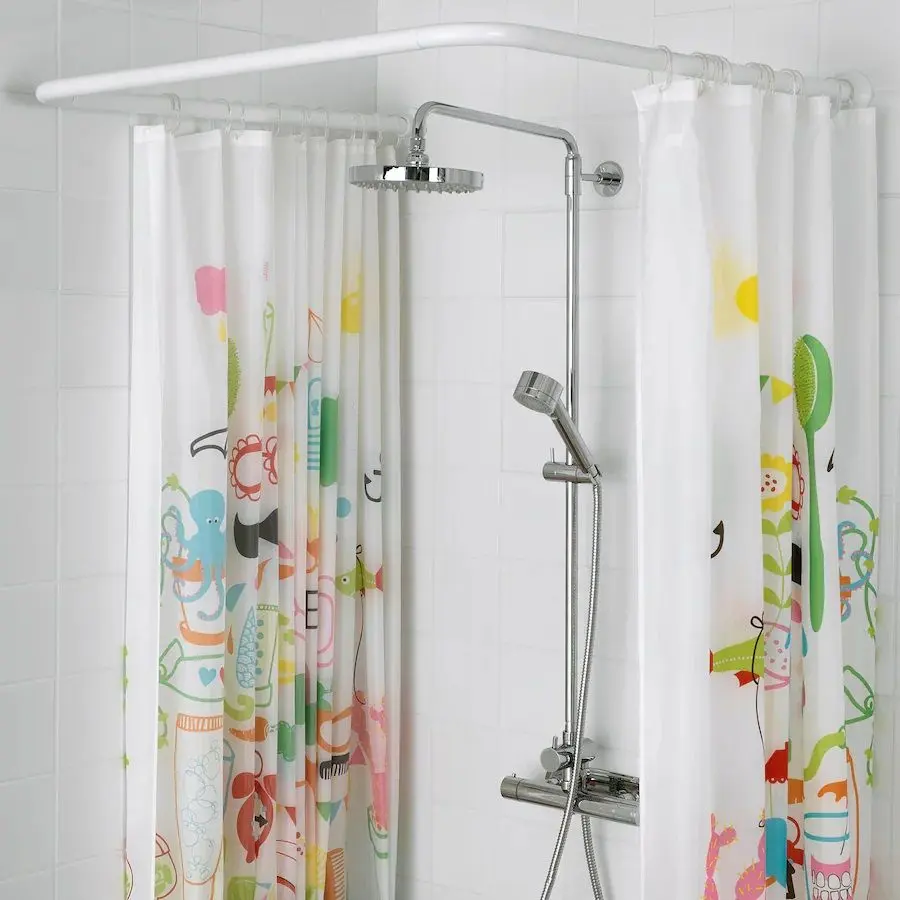 Bara pentru perdea Ikea Vikarn 90x160 (Alb) - 2