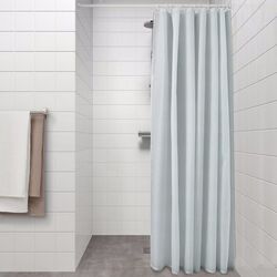 Perdea pentru cada Ikea Ranealven 180x200 (Alb/Turcoaz) Thumb
