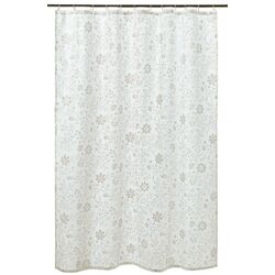Perdea pentru cada Ikea Tyckeln 180x200 (Alb/Bej inchis)