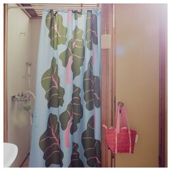 Perdea dus Ikea Bastua 180x200 (Albastru/Verde) Thumb