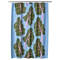 Perdea dus Ikea Bastua 180x200 (Albastru/Verde)