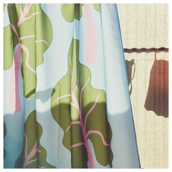 Perdea dus Ikea Bastua 180x200 (Albastru/Verde) Thumb