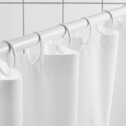 Perdea dus Ikea Luddhagtorn 180x200 (Alb) Thumb