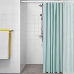 Perdea dus Ikea Luddhagtorn 180x200 (Turcoaz) Thumb