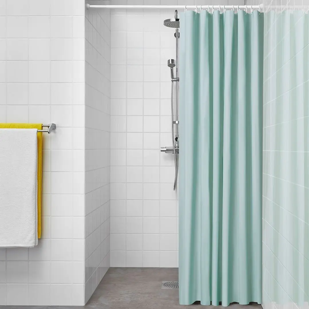 Perdea dus Ikea Luddhagtorn 180x200 (Turcoaz) - 2