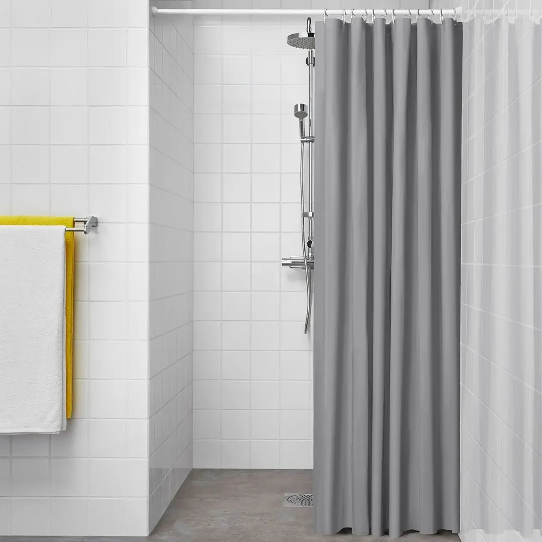 Шторка для душа Ikea Luddhagtorn 180x200 (Серый) - 2