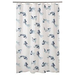Perdea pentru cada Ikea Vattensjon 180x200 (Alb/Albastru)