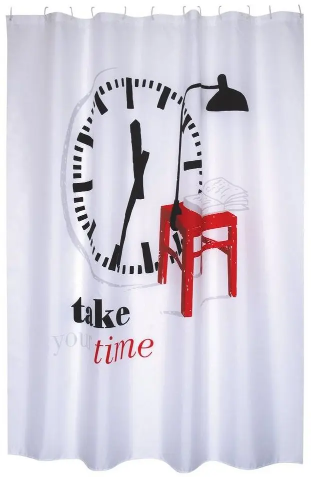Perdea pentru cada MSV Premium Take Your Time 180x200 (White)