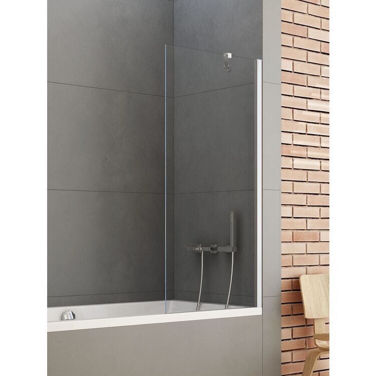 Шторка для ванны New Trendy New Soleo P-0074 80x140 (Chrome)