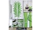 Perdea pentru cada Tendance Jungle 180X200 (White/Green)