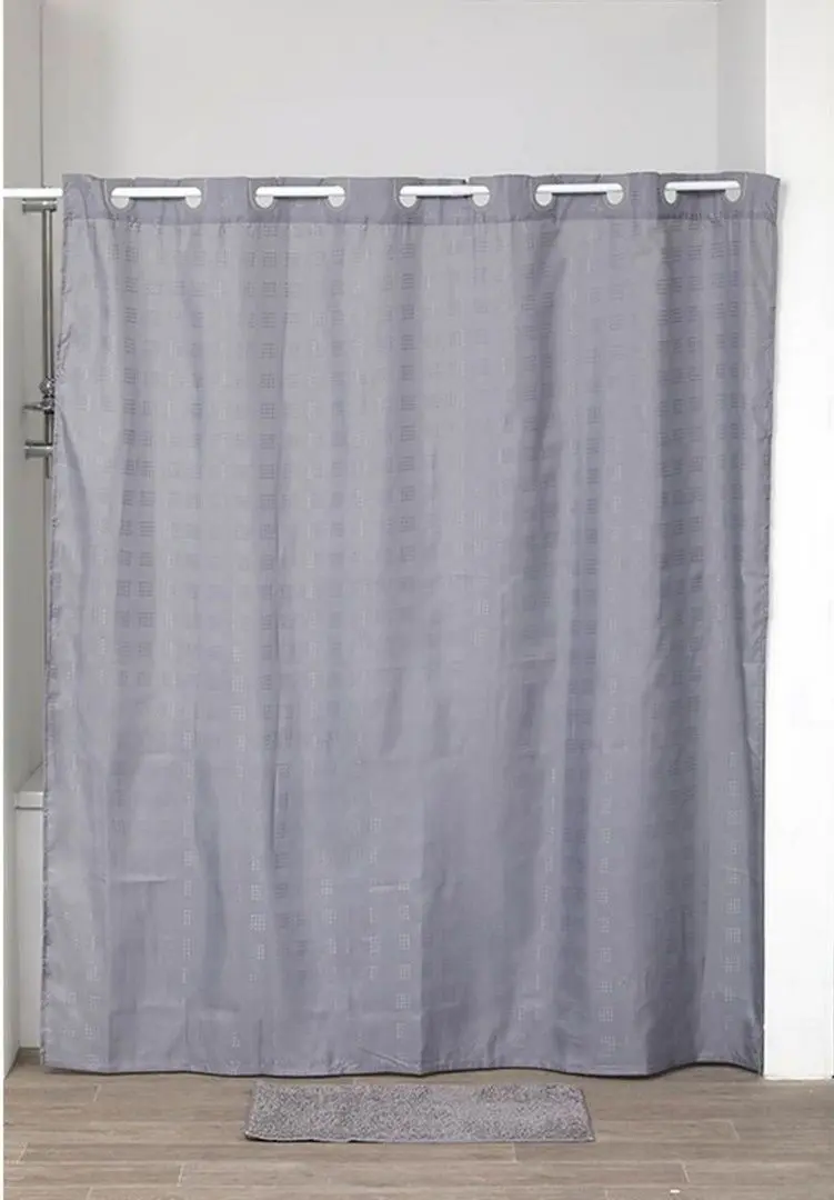 Perdea pentru cada Tendance Integriranim 180x200 (Grey Blue)