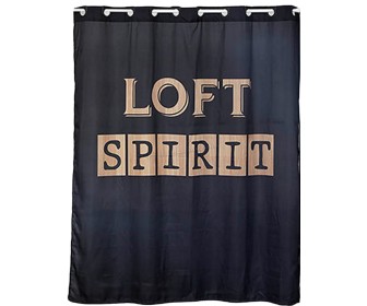 Perdea dus Tendance Loft Spirit 180x200 (Black)