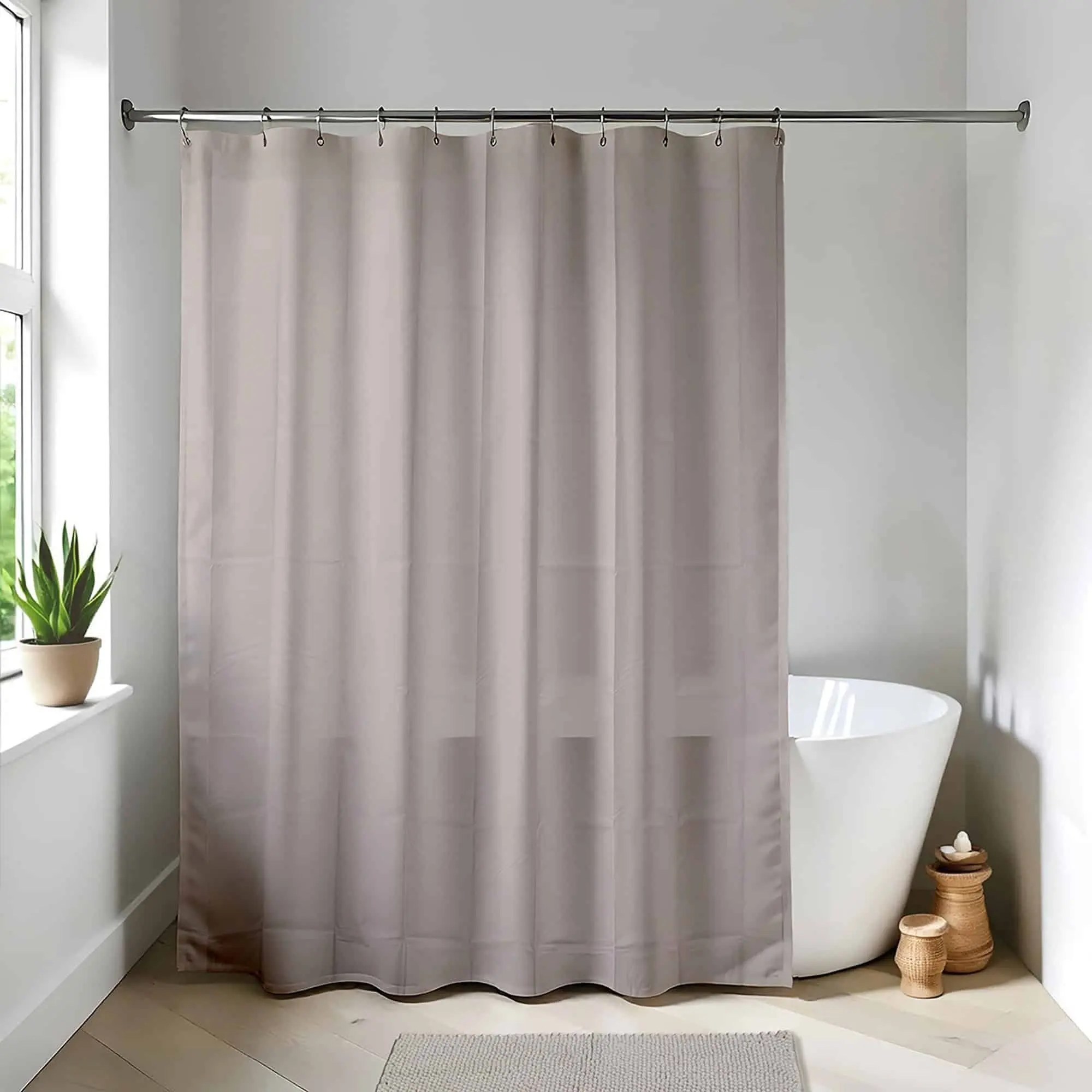 Perdea pentru cada Tendance 52049 180x200 (Grey) - 3