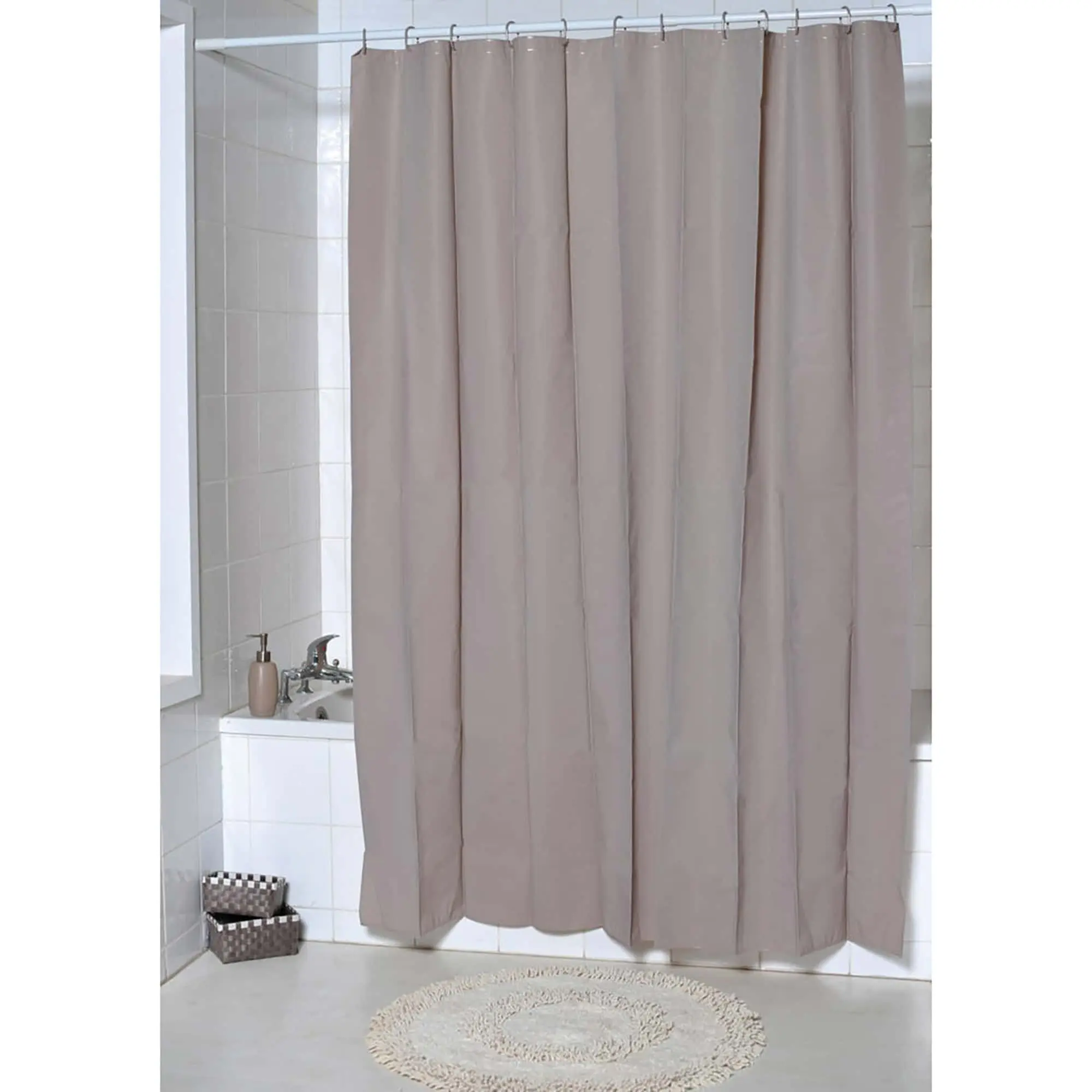 Perdea pentru cada Tendance 52049 180x200 (Grey) - 4