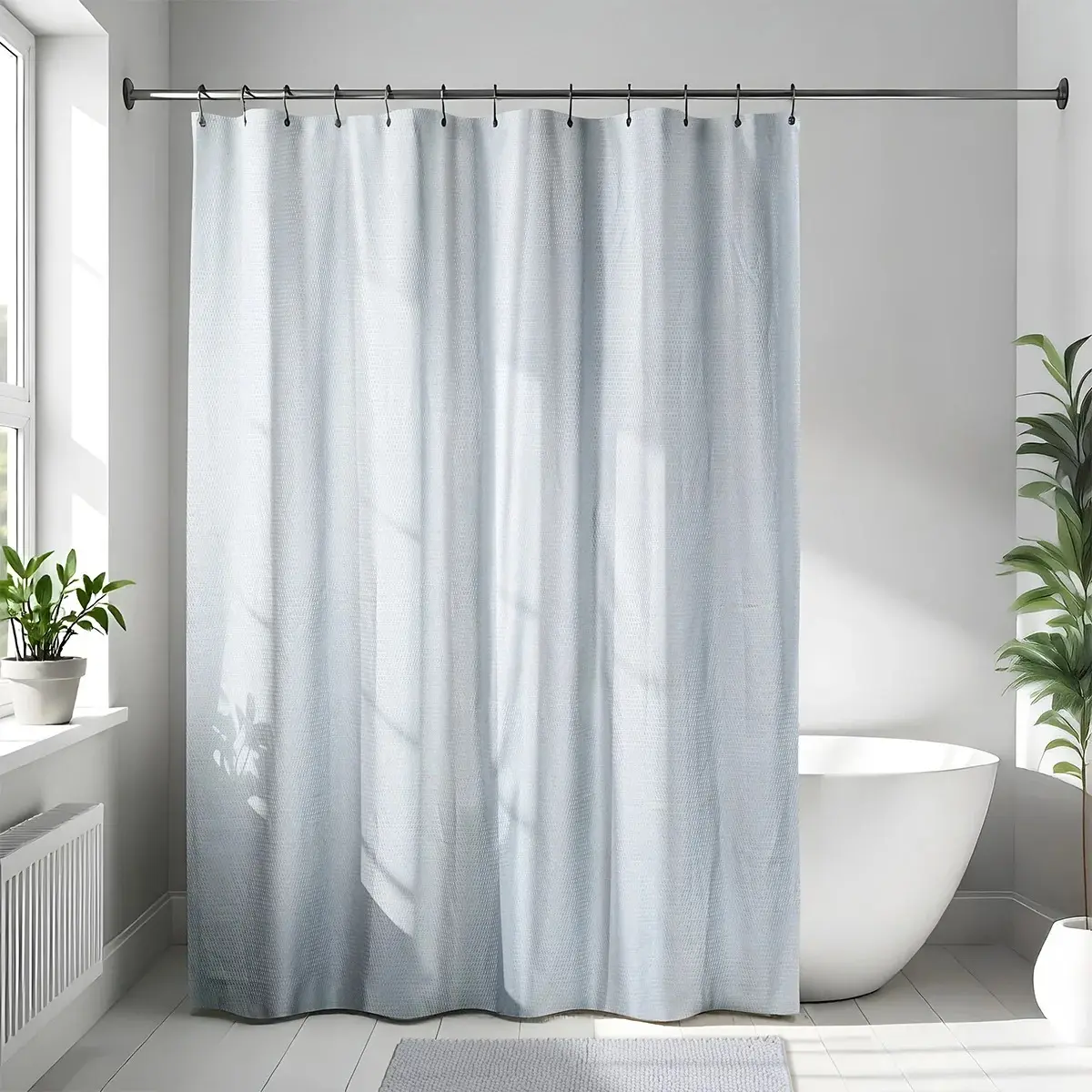 Perdea pentru cada Tendance 55698 180x200 (Grey) - 3