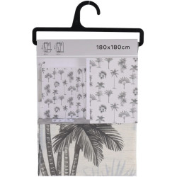 Perdea pentru cada Tendance Arizona Dream 180x200 (White/Grey) Thumb
