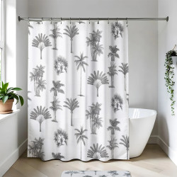 Perdea pentru cada Tendance Arizona Dream 180x200 (White/Grey) Thumb