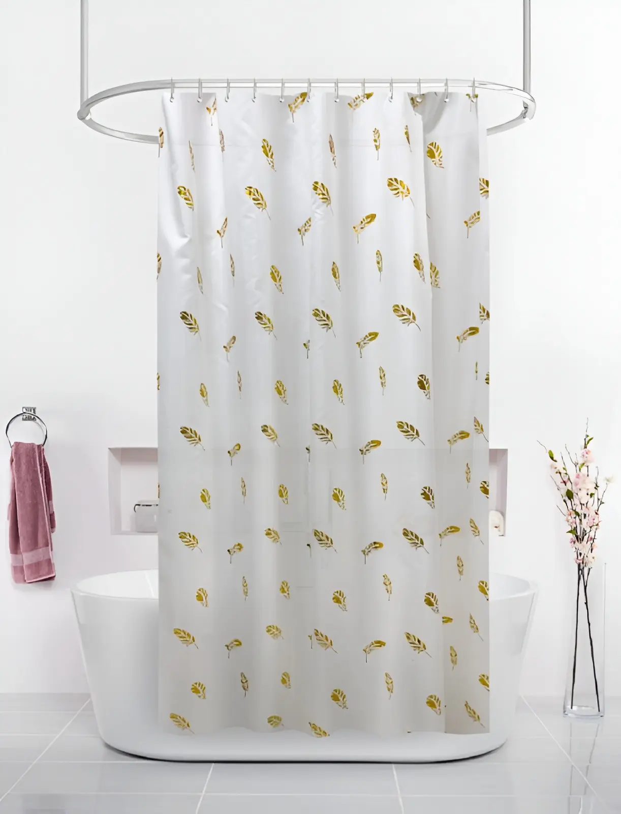 Шторка для ванны Tendance Chayton 56222 180x200 (White) - 6