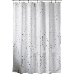 Perdea pentru cada Tendance Epure 56220 180x200 (Silver/White)