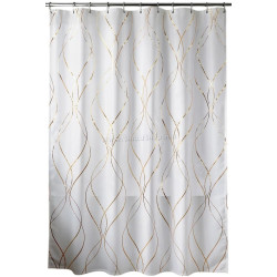 Perdea pentru cada Tendance Epure 56221 180x200 (Gold/White)