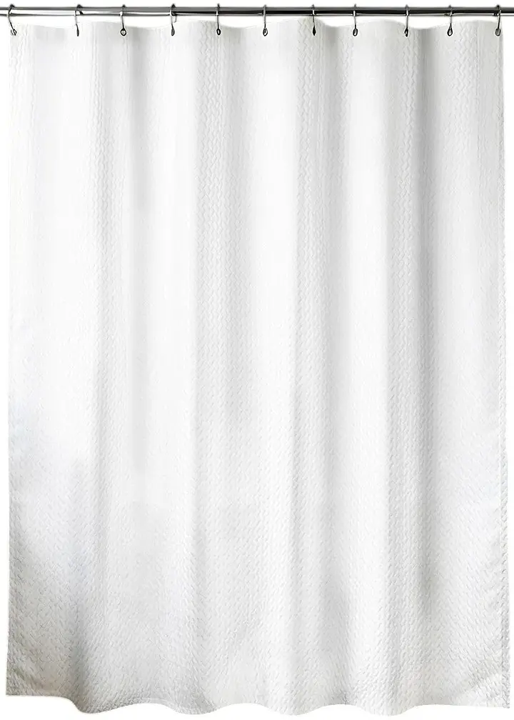 Шторка для ванны Tendance Waffle 56218 180x200 (White)