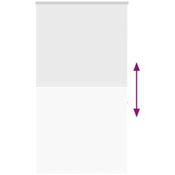 Perdea pentru dus VidaXL 4015060 140x240cm (White) Thumb