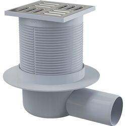 Rigola de dus Alcaplast APV1 105x105 (Grey/Inox)