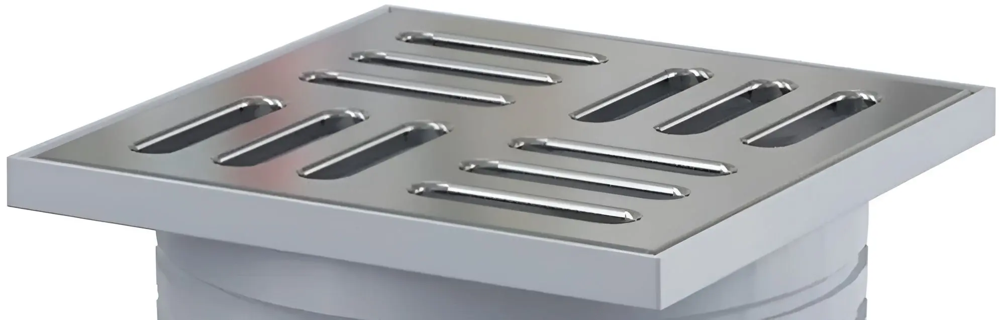 Rigola de dus Alcaplast APV26 105x105 (Grey/Inox) - 2