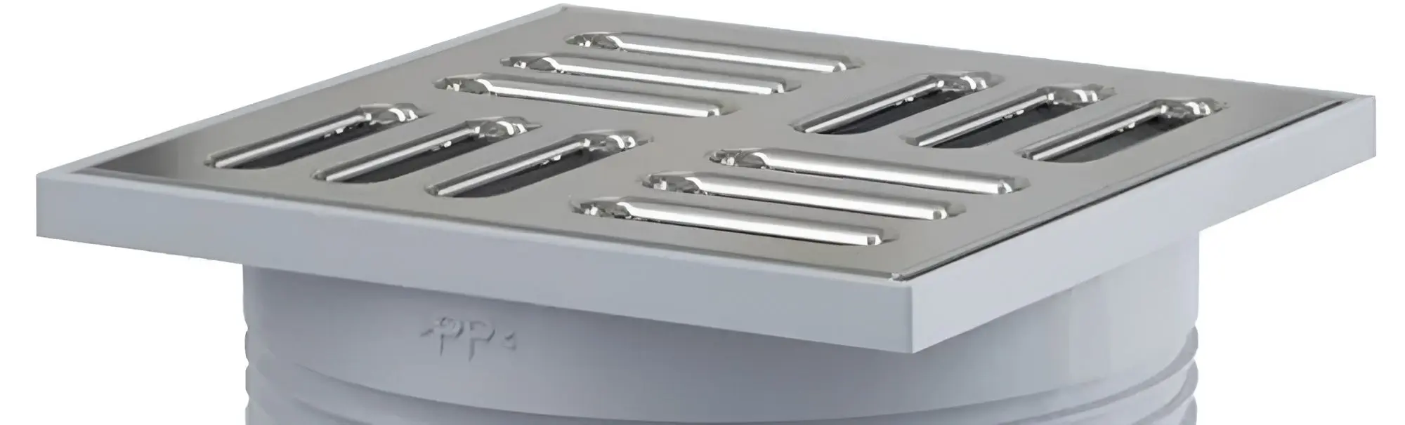 Душевой трап Alcaplast APV32 105x105 (Grey/Inox) - 2
