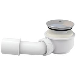 Sifon pentru cadita de dus Alcaplast A471CR-60 (White/Inox)