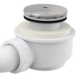 Sifon pentru cadita de dus Alcaplast A471CR-60 (White/Inox) Thumb