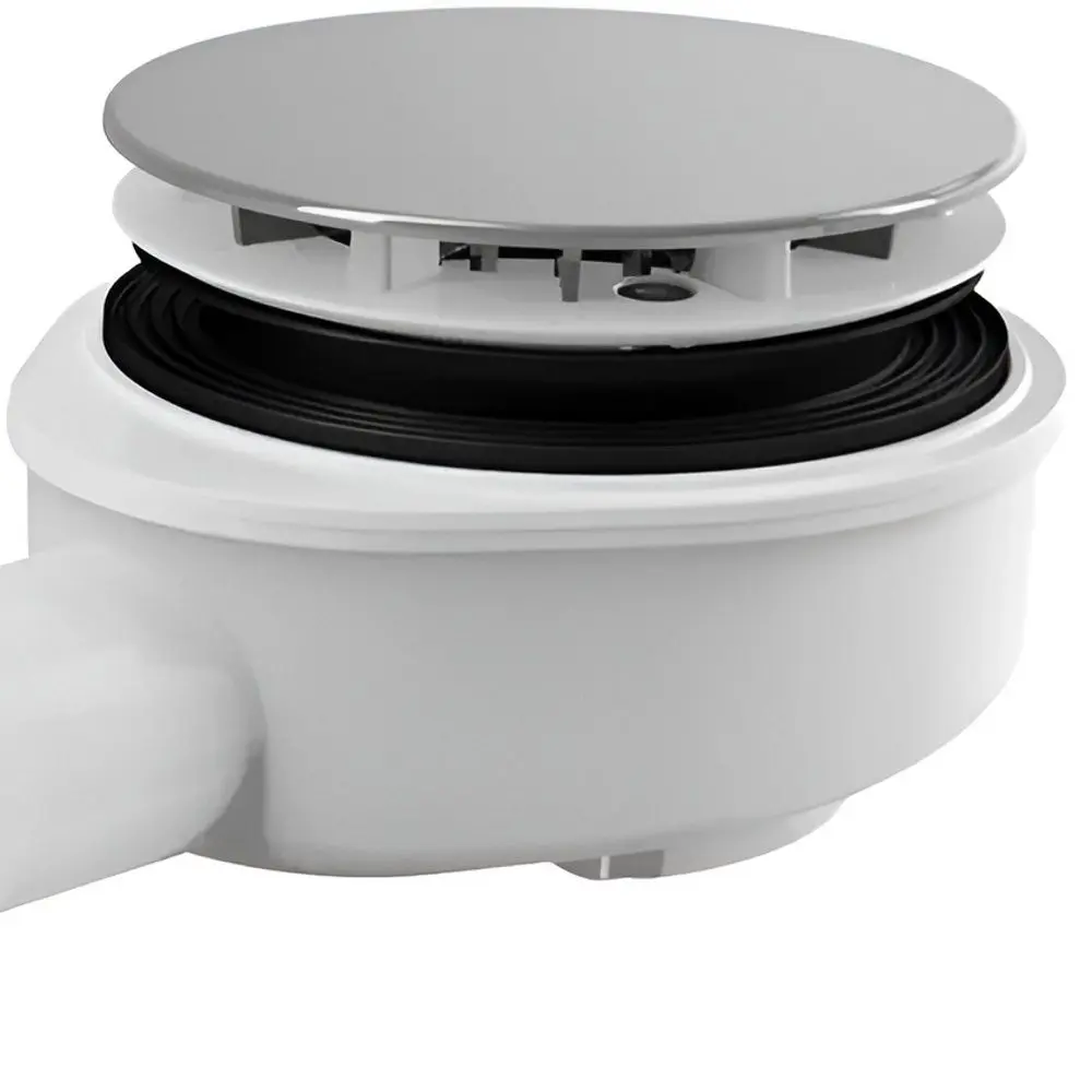 Сифон для душевого поддона Alcaplast A491CR (White/Inox) - 2