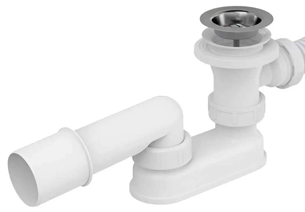 Sifon pentru cada de baie Alcaplast A501 (White) - 2
