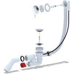 Cифон с полуавтоматическим переливом Ani Plast EM321 Thumb