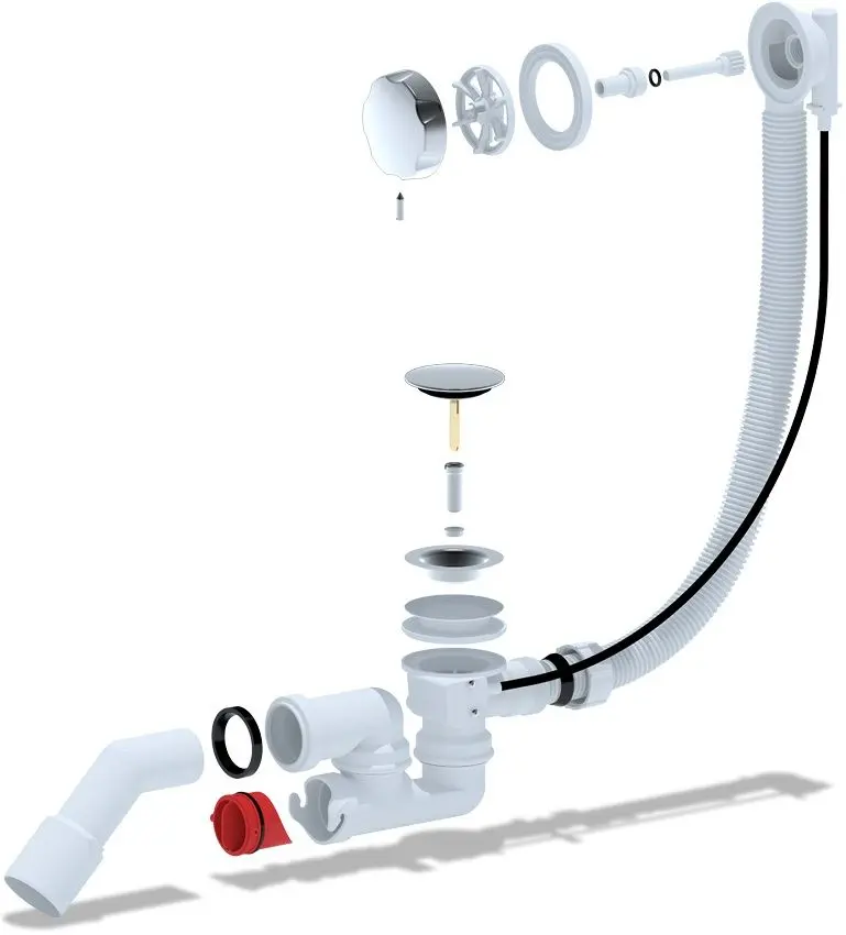 Cифон с полуавтоматическим переливом Ani Plast EM321