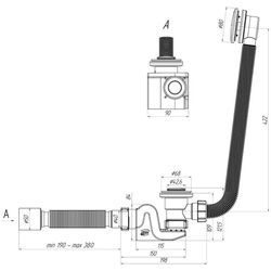 Sifon pentru cada Ani Plast 19141 Thumb
