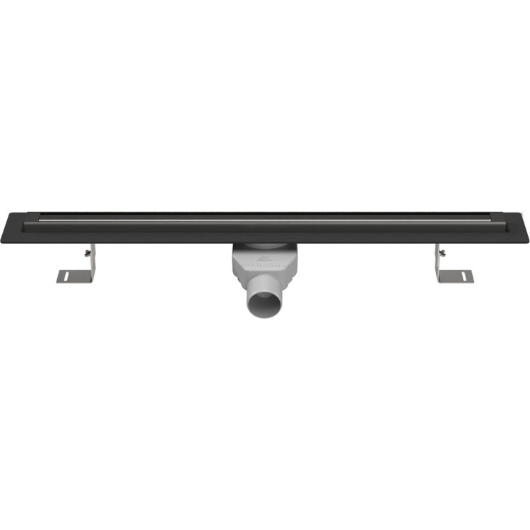 Rigola de dus Chudej Slim Line Premium 1000x35mm (Black)