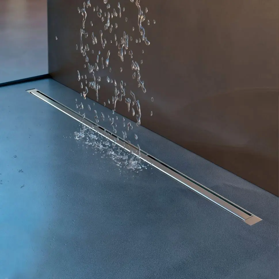 Душевой трап Chudej Slim Line Premium 1200x35mm (Grey/Inox)