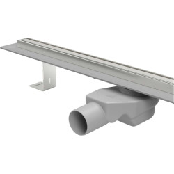 Rigola de dus Chudej Slim Line Premium 600x35mm (Grey/Inox) Thumb