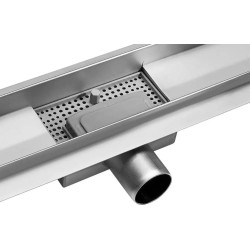 Rigola de dus Fala 75386 60cm (Black Glass) Thumb