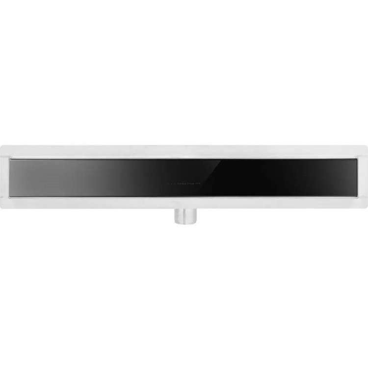 Rigola de dus Fala 75386 60cm (Black Glass)