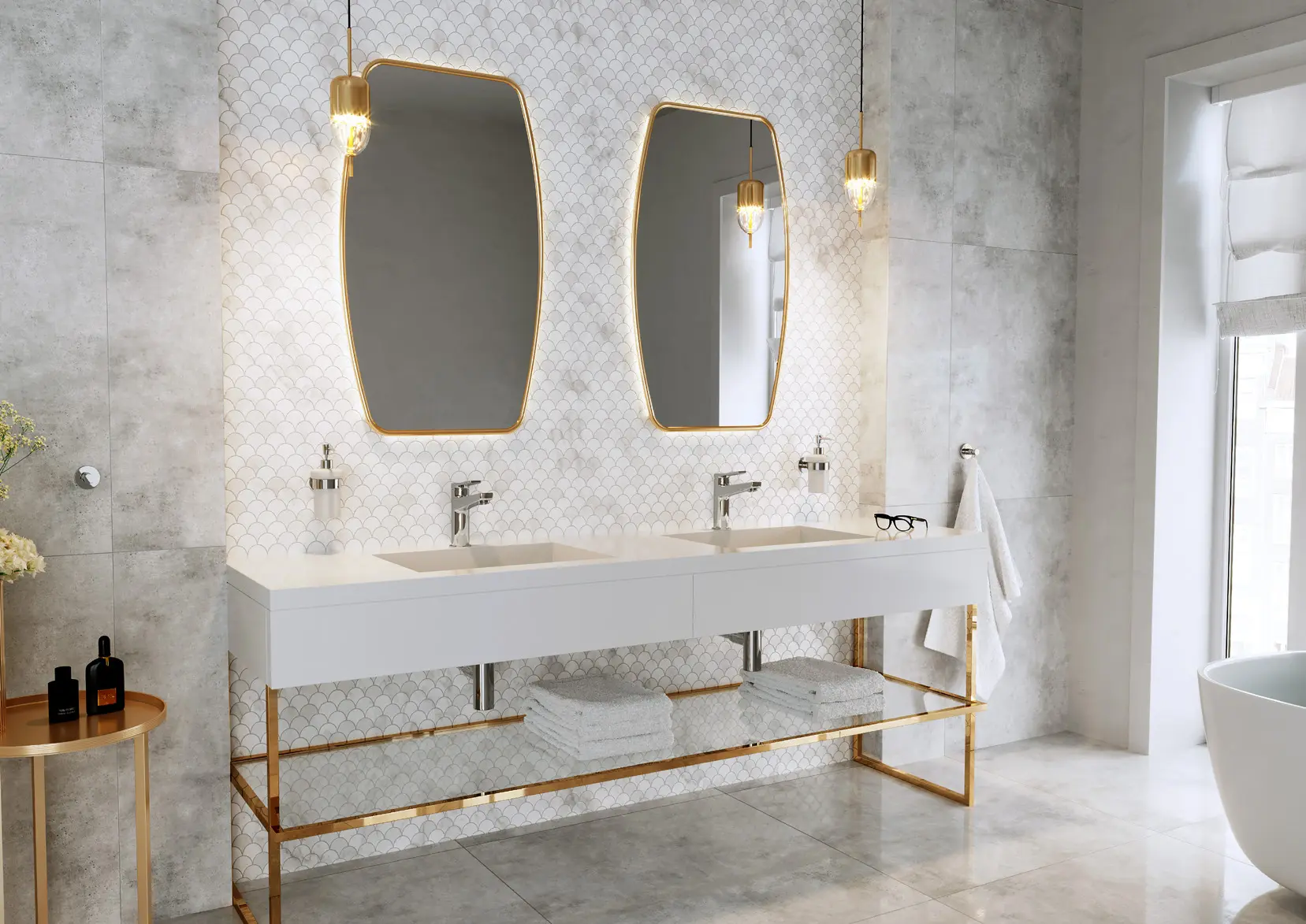 Sifon pentru lavoar Ferro S282 (Chrome)